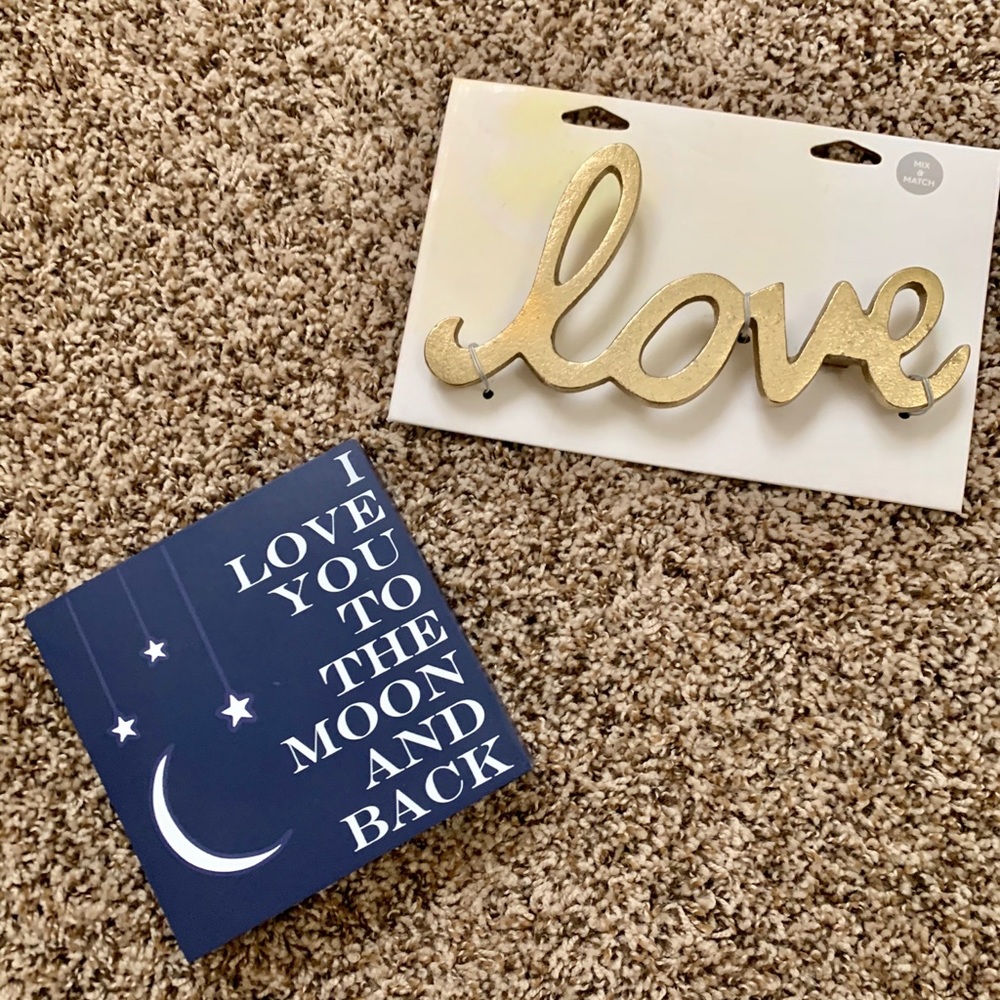 Home decor wall signs